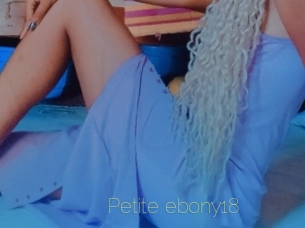 petite_ebony18 Visio Tchats