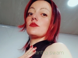 Samantha_swam